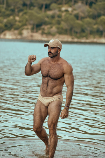 The Atmos Swimbrief | Tan