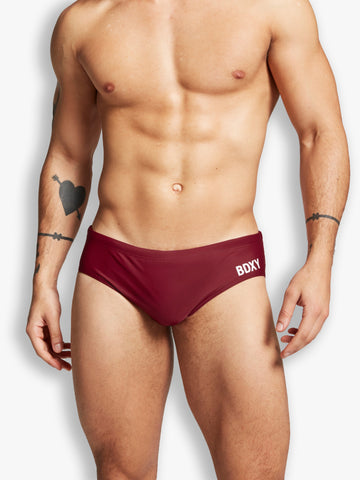 The Atmos Swimbrief | Burgundy