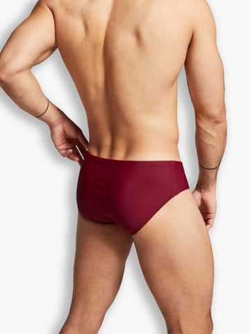 The Atmos Swimbrief | Burgundy