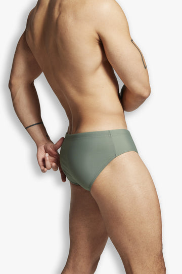 The Atmos Swimbrief | Army Green