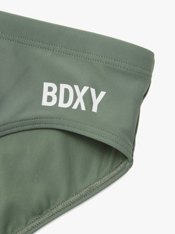 The Atmos Swimbrief | Army Green
