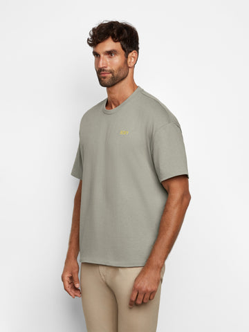 The Block T-shirt | Pebble