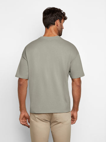 The Block T-shirt | Pebble