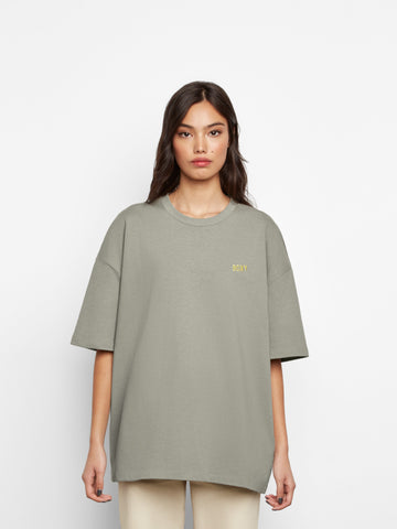 The Block T-shirt | Pebble