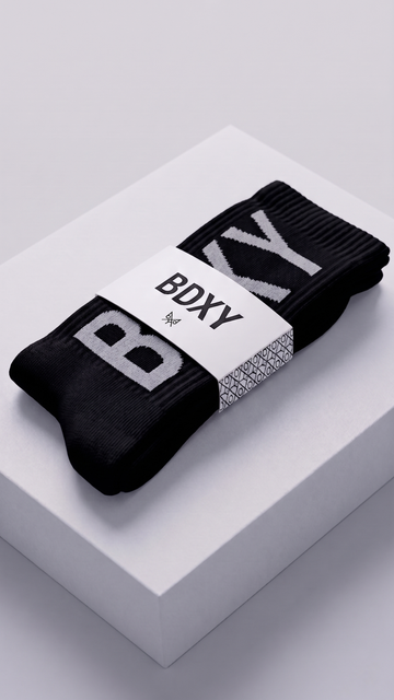 "The Runner" socks | Bold Black