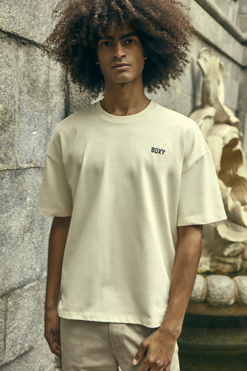 The Block T-shirt | Sandstone