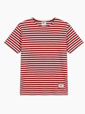"The Montgomery" Breton T-shirt  | Red