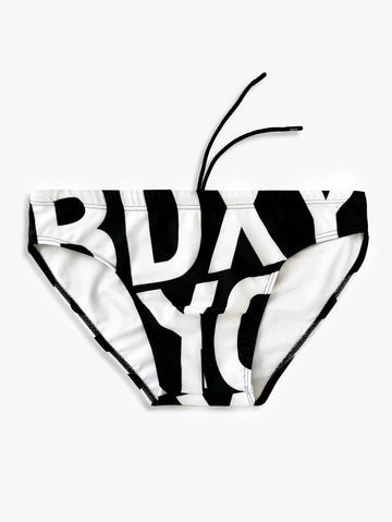 The Atmos Swimbrief | Bold Black