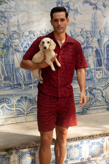 "The Cut" Shirt | Burgundy