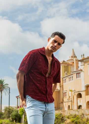 "The Cut" Shirt | Burgundy