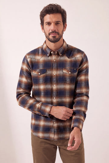 "The Roadie" Flannel shirt | Blue