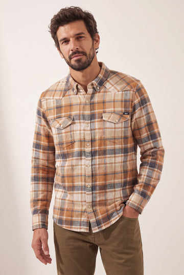 "The Roadie" Flannel shirt | Ochre
