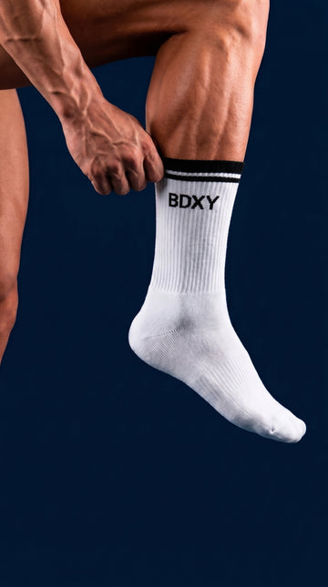 "The Runner" socks | classic white