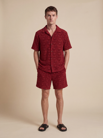 "The Cut" Short | Burgundy